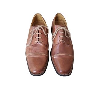 Sandro Moscoloni Leather Cap Toe Oxford Dress Shoes Men's Size 13 US
